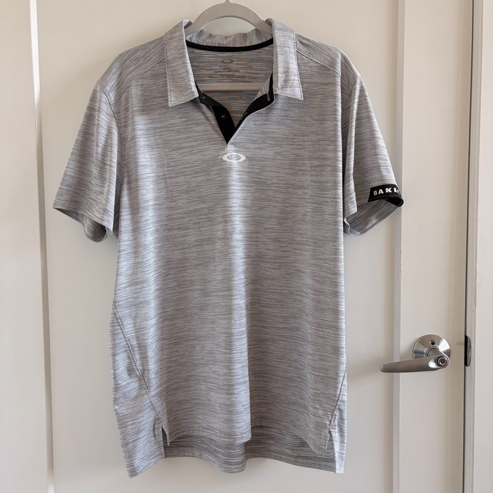Oakley Men's Gray Heather Polo